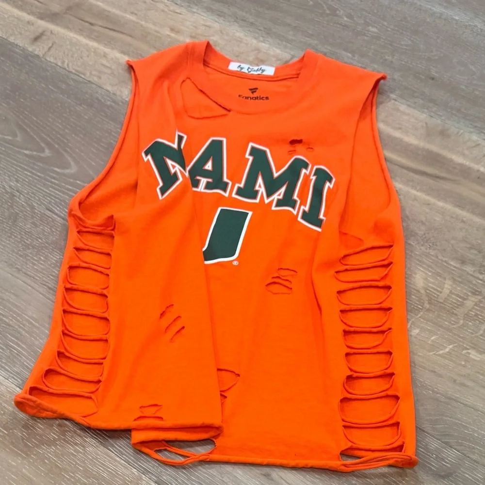 University of Miami Logo Tailgating Tee - Picture 6 of 6